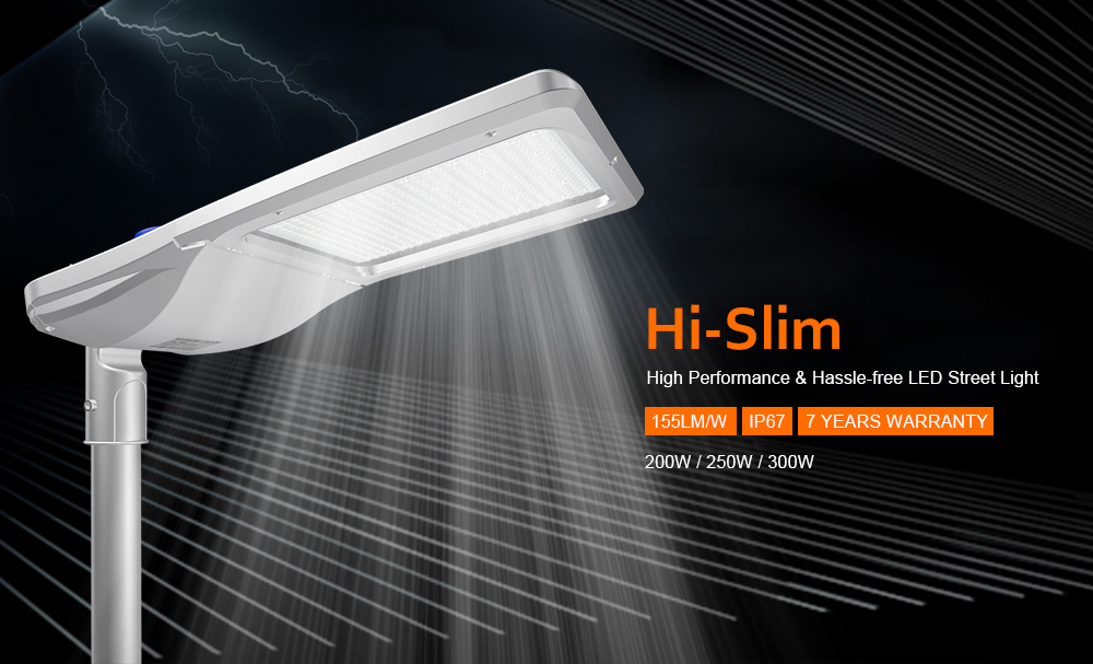 Hi-Slim LED street light