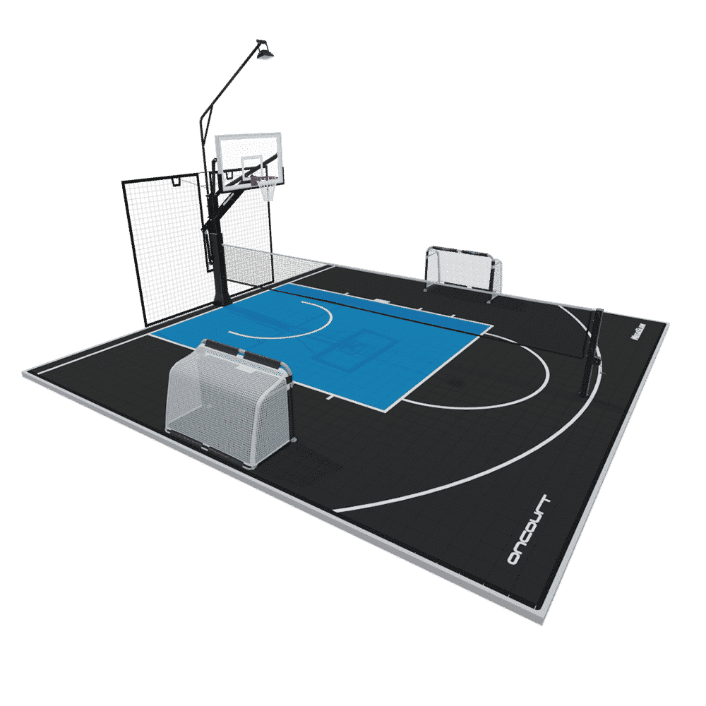 floodlight basketball court