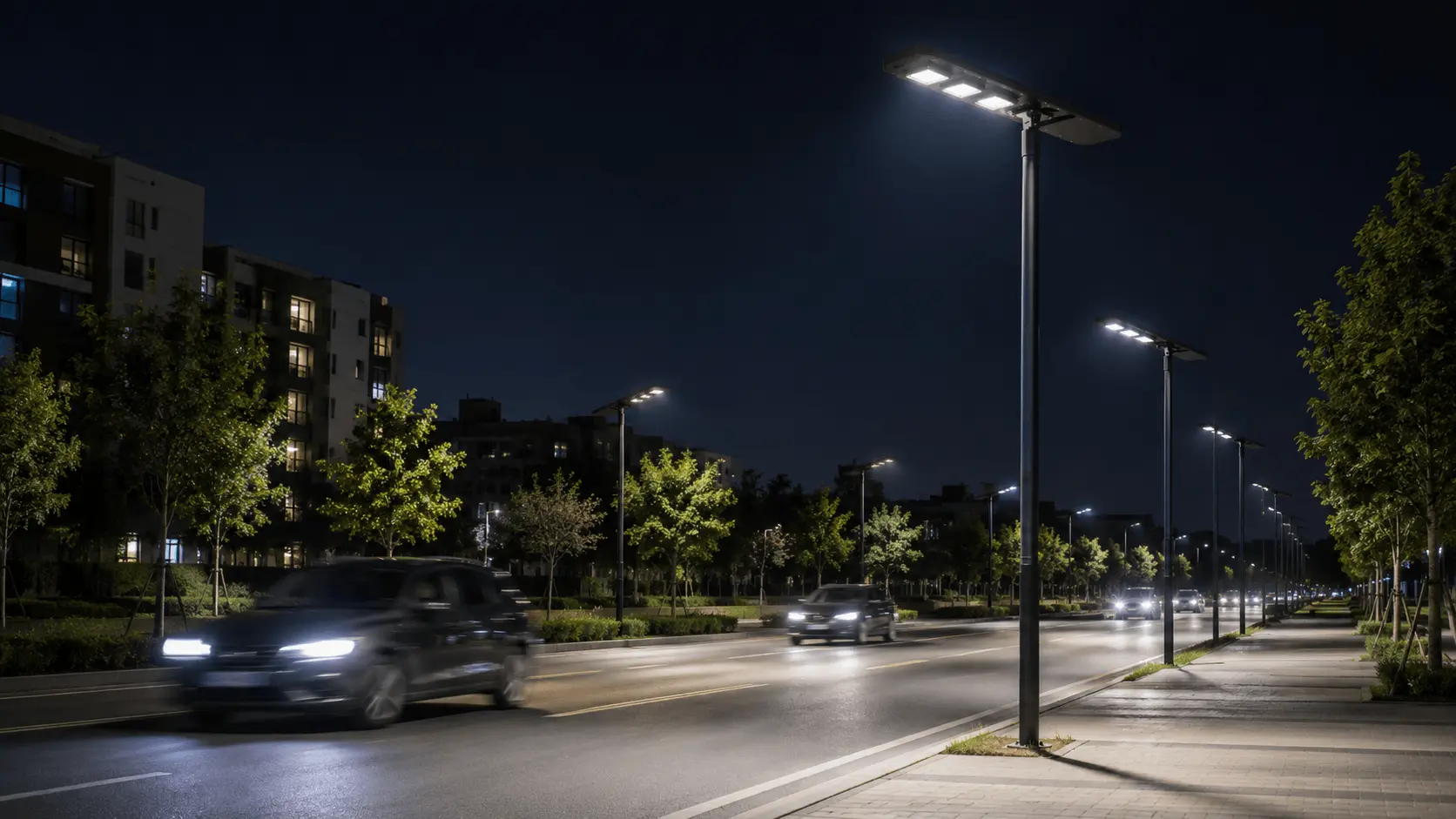 High power solar street light 100W to 200W for road lighting projects