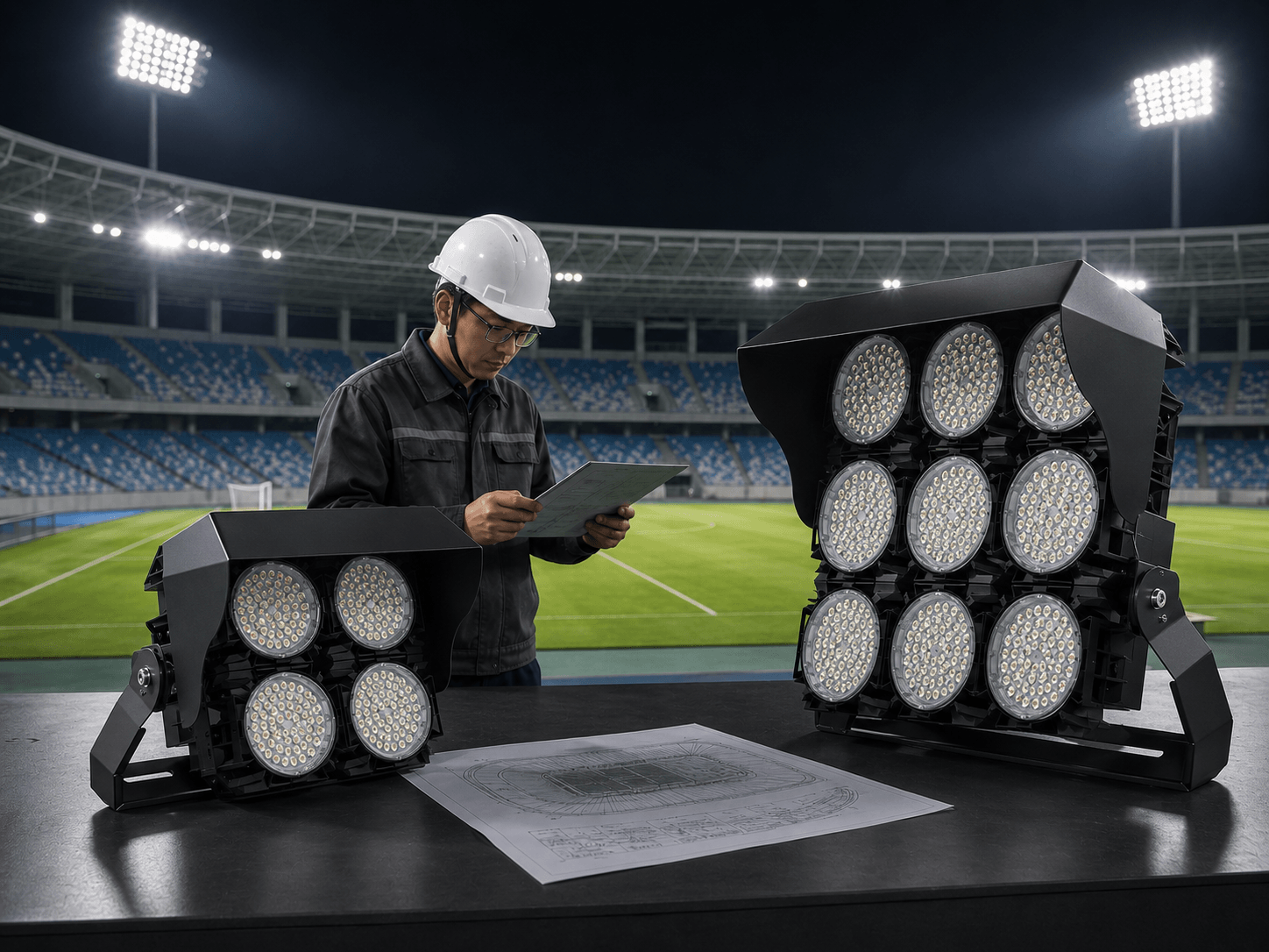 Hishine 1300W led stadium lights.png
