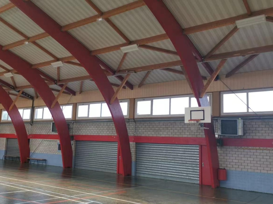 (France) Indoor Basketball Court Lighting Replacement
