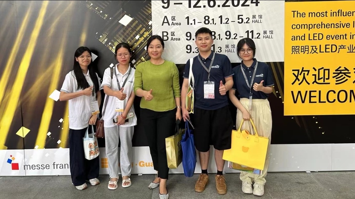 Hishine Team Attend The Canton Fair