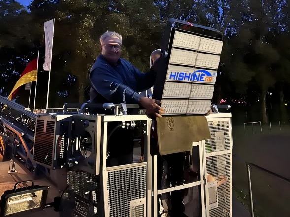 (Germany) 2000W Floodlight Light Up The Baseball Court